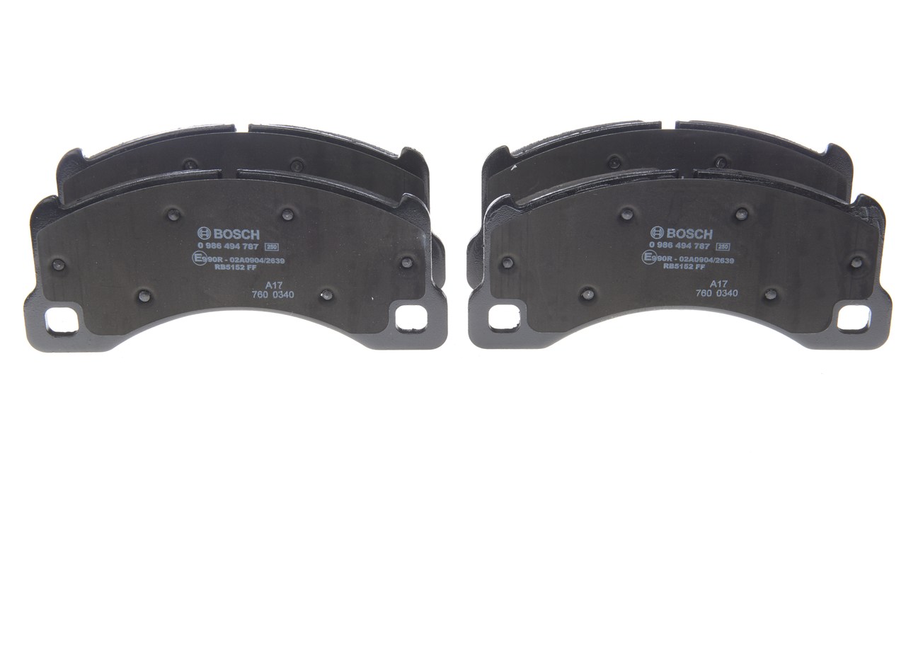 Brake Pad Set, disc brake - 0 986 494 787 BOSCH