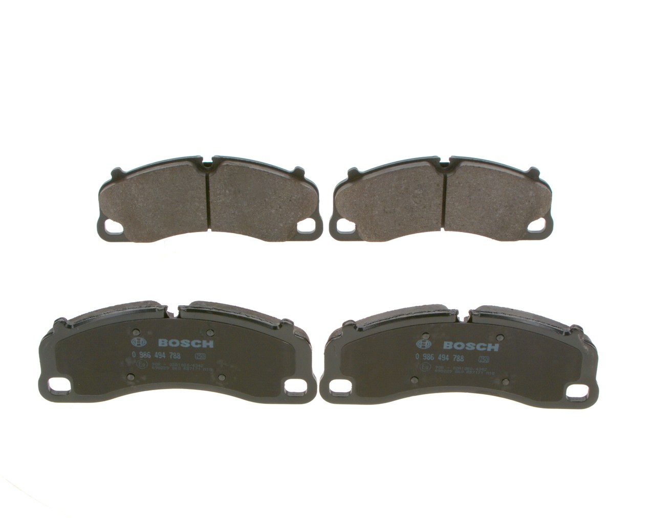 Brake Pad Set, disc brake - 0 986 494 788 BOSCH