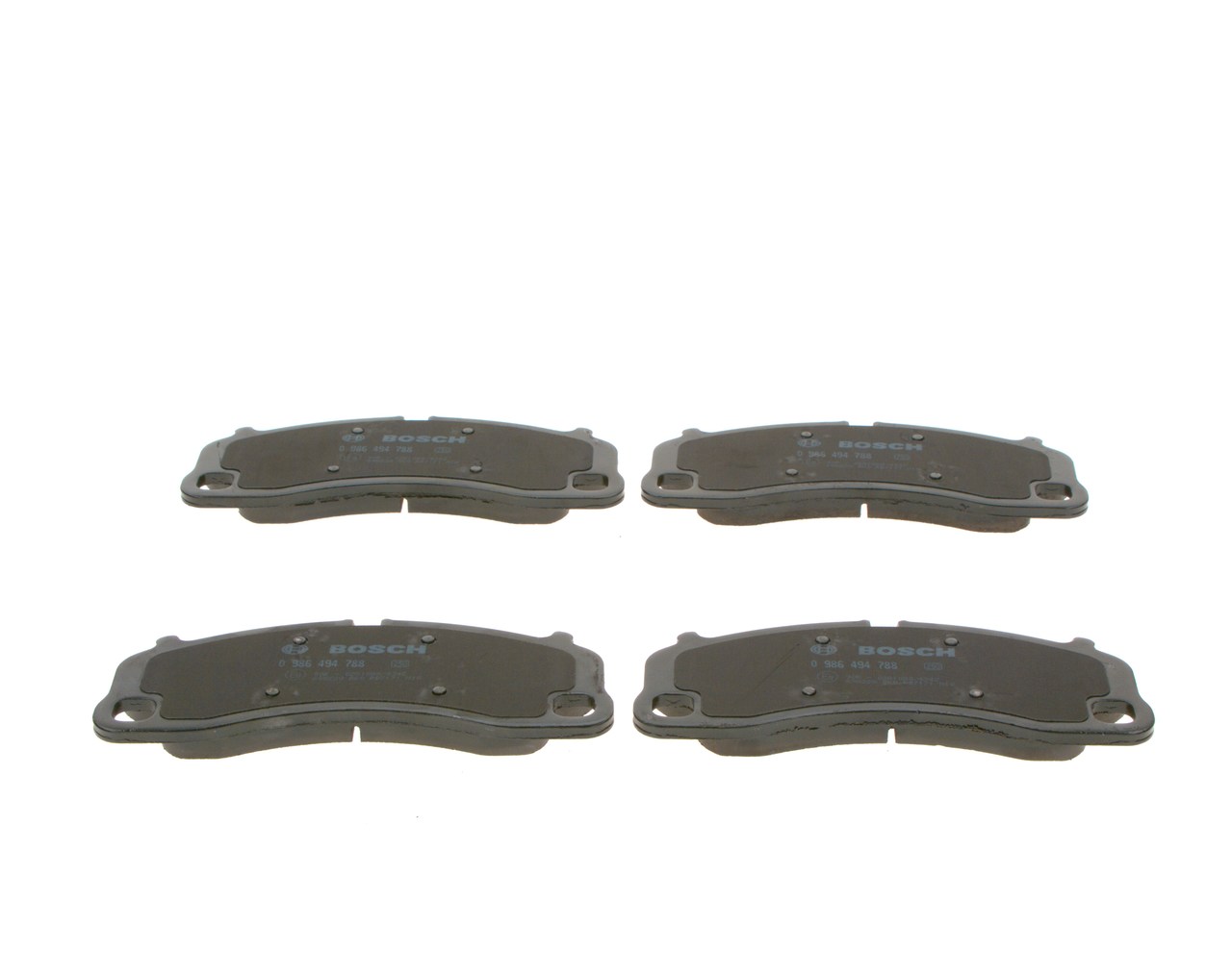Brake Pad Set, disc brake - 0 986 494 788 BOSCH