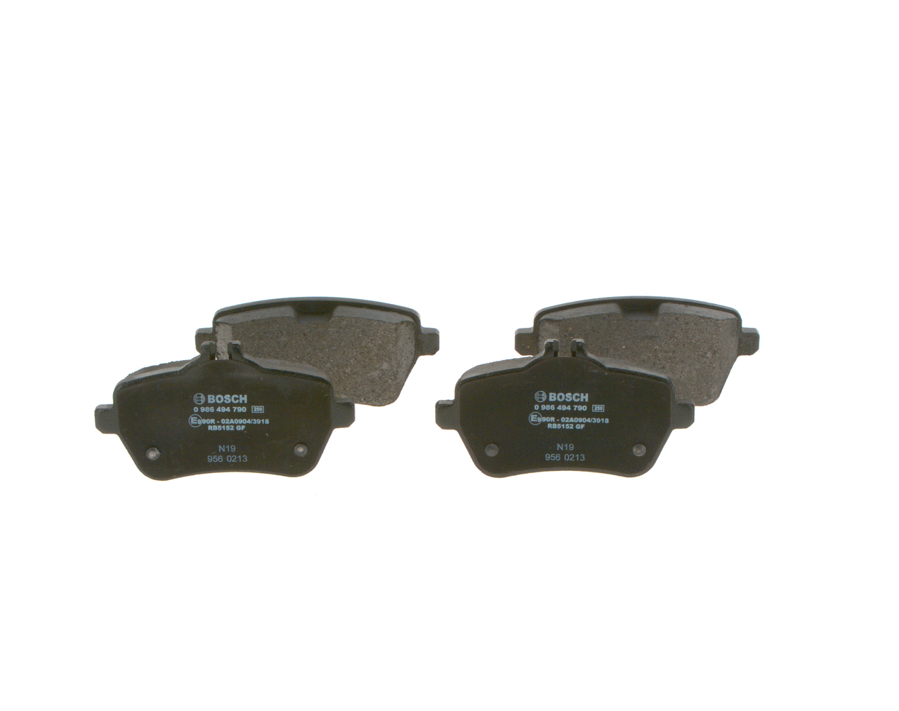 Brake Pad Set, disc brake - 0 986 494 790 BOSCH