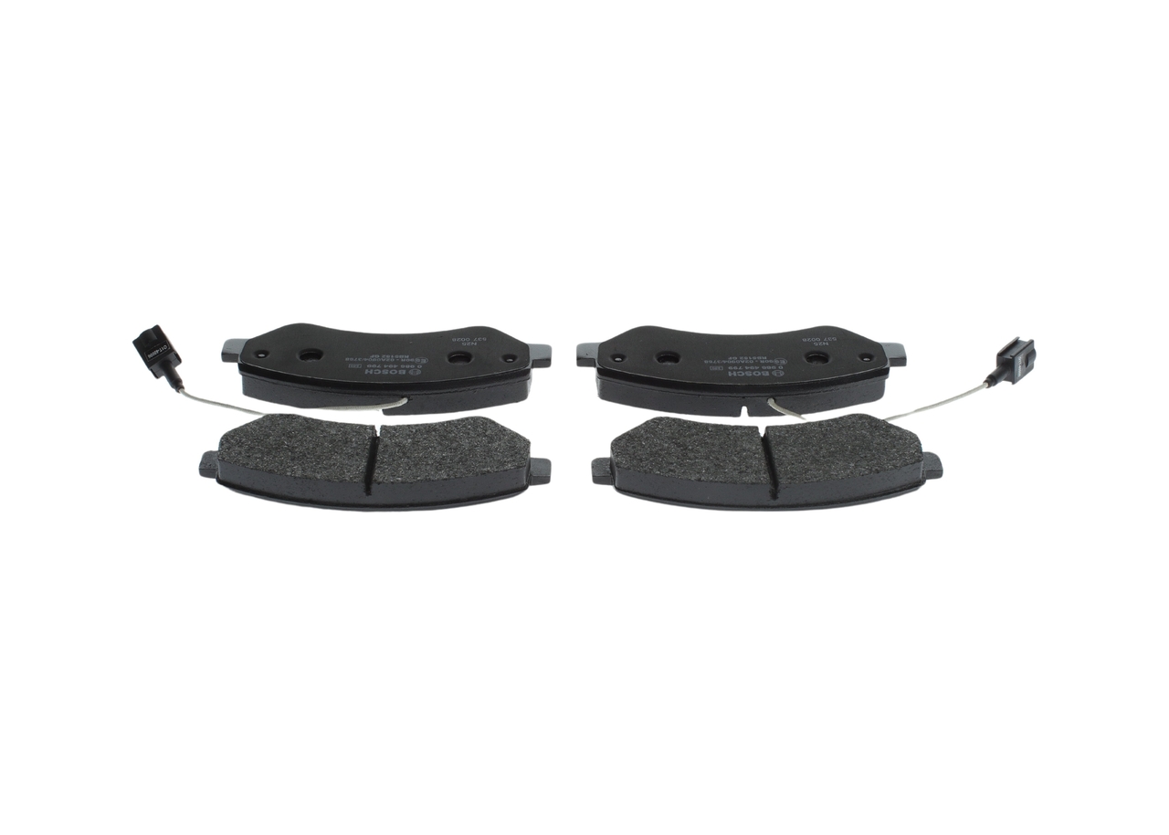 Brake Pad Set, disc brake - 0 986 494 799 BOSCH