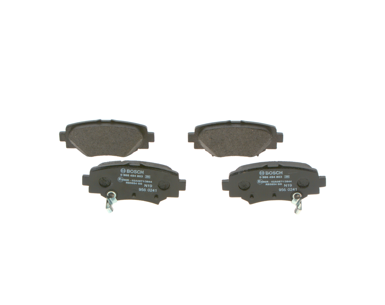 Brake Pad Set, disc brake - 0 986 494 803 BOSCH