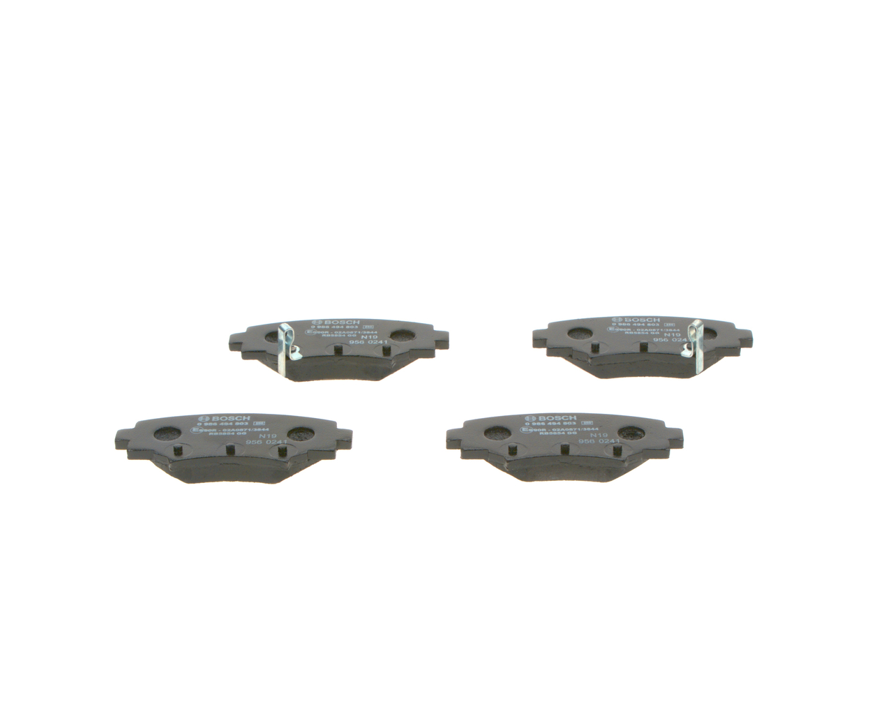 Brake Pad Set, disc brake - 0 986 494 803 BOSCH