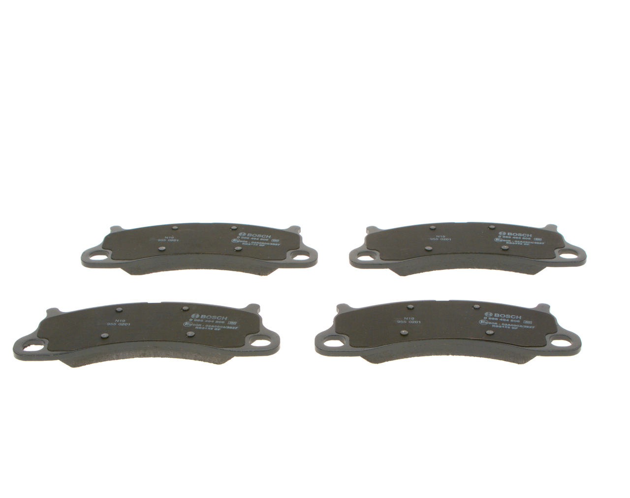 Brake Pad Set, disc brake - 0 986 494 806 BOSCH