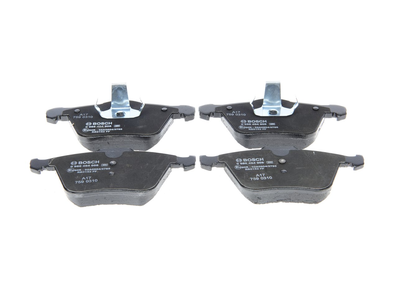 Brake Pad Set, disc brake - 0 986 494 808 BOSCH