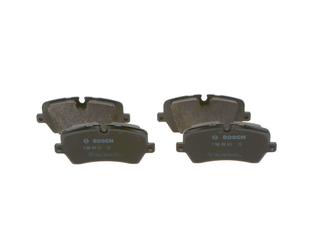 Brake Pad Set, disc brake - 0 986 494 810 BOSCH