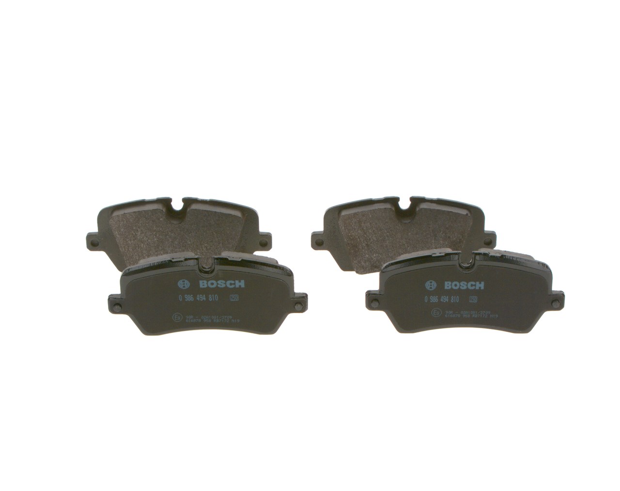 Brake Pad Set, disc brake - 0 986 494 810 BOSCH