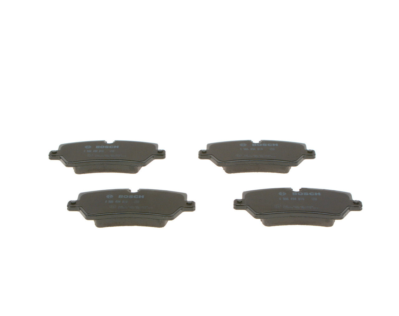Brake Pad Set, disc brake - 0 986 494 810 BOSCH