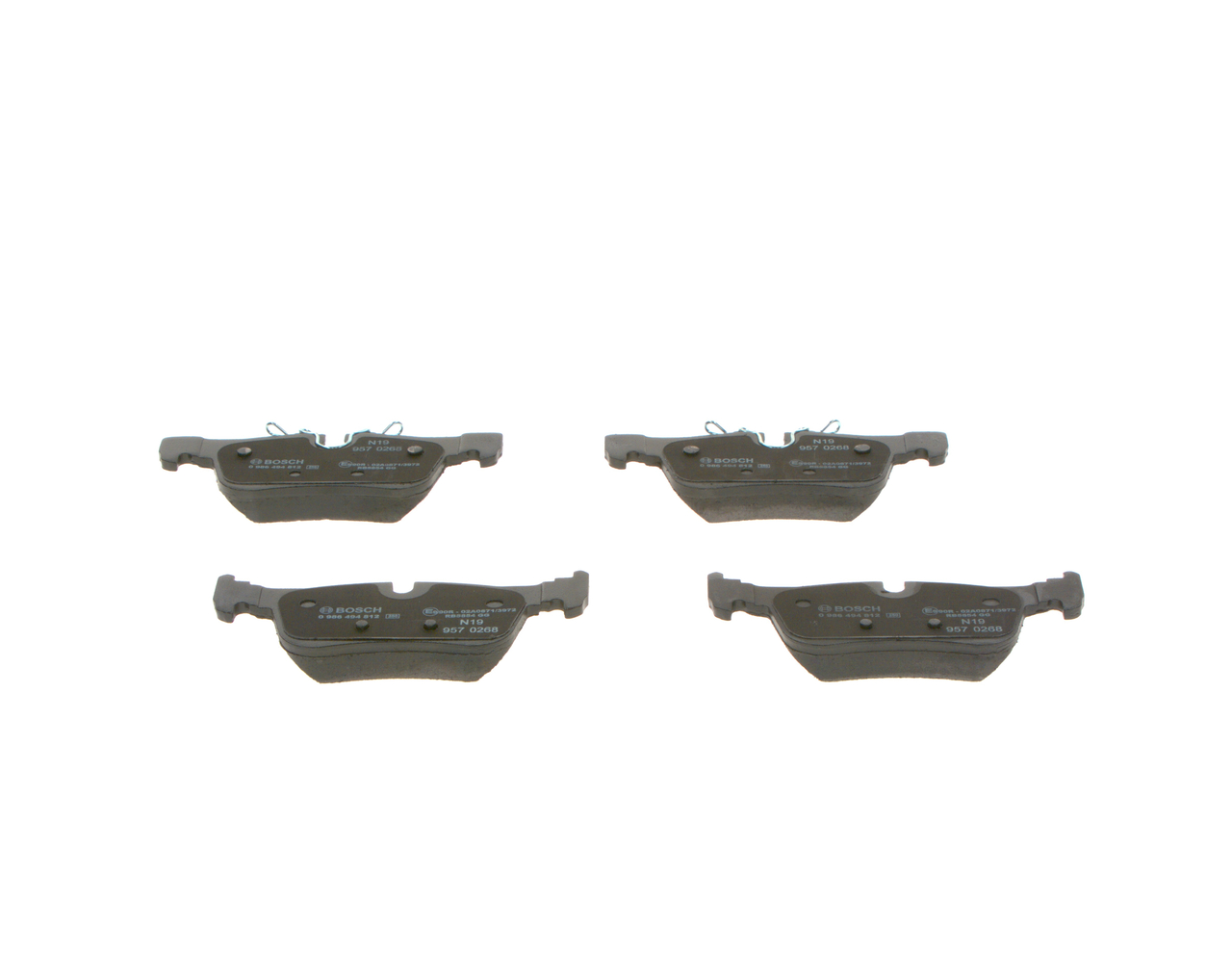 Brake Pad Set, disc brake - 0 986 494 812 BOSCH