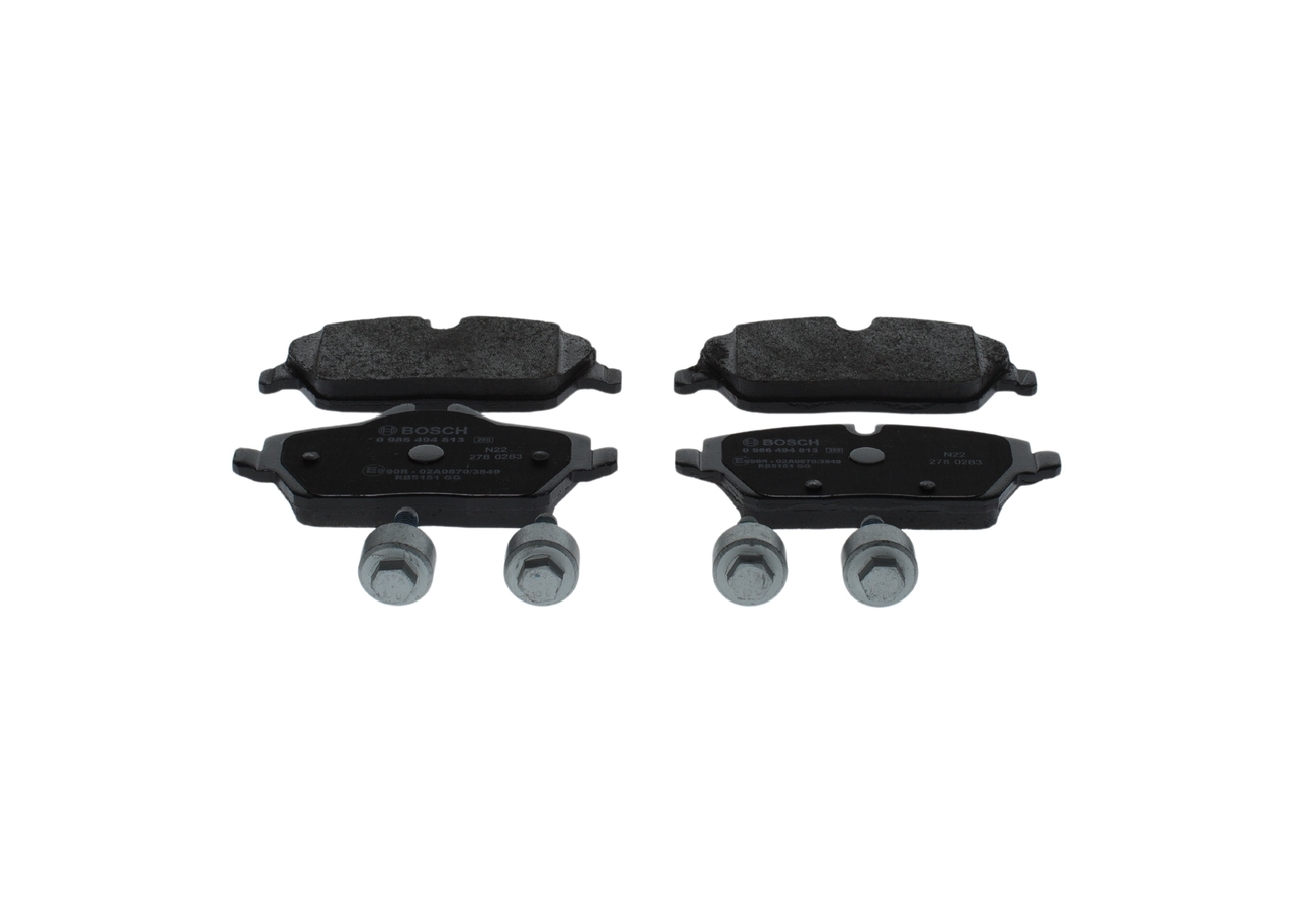 Brake Pad Set, disc brake - 0 986 494 813 BOSCH