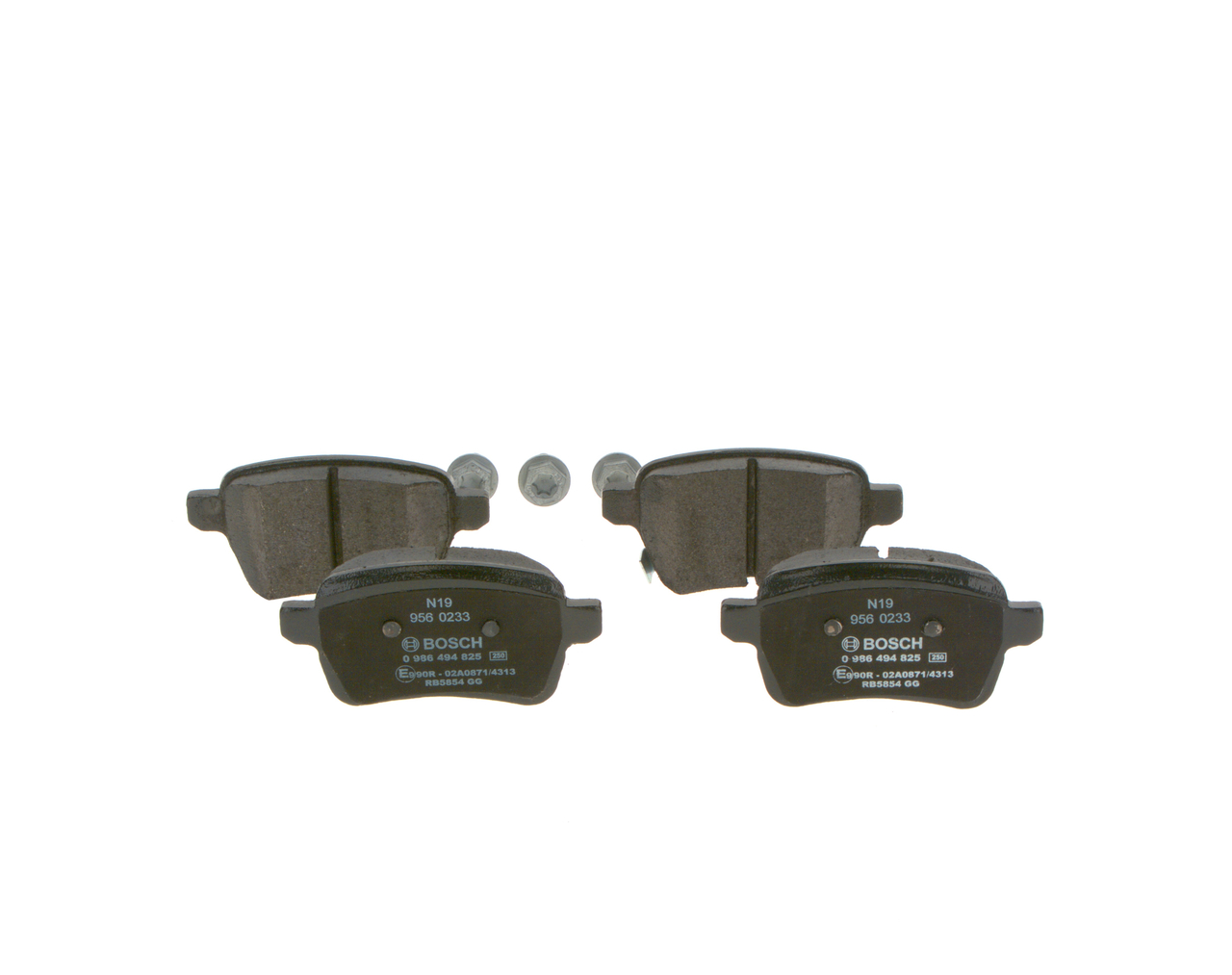 Kit pastiglie freno, Freno a disco - 0 986 494 825 BOSCH