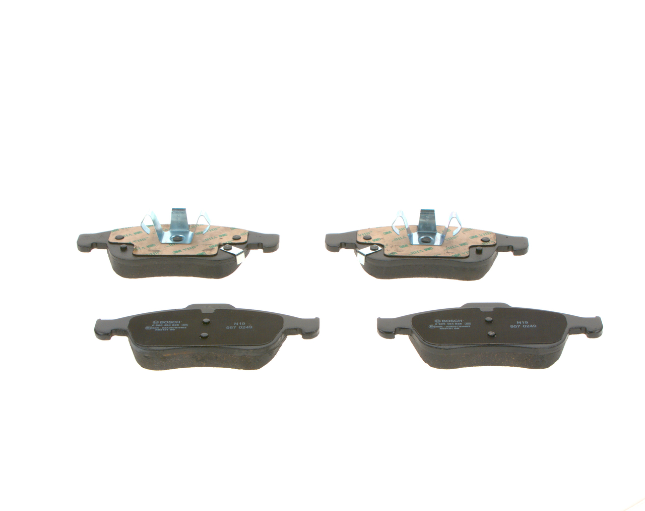 Brake Pad Set, disc brake - 0 986 494 826 BOSCH