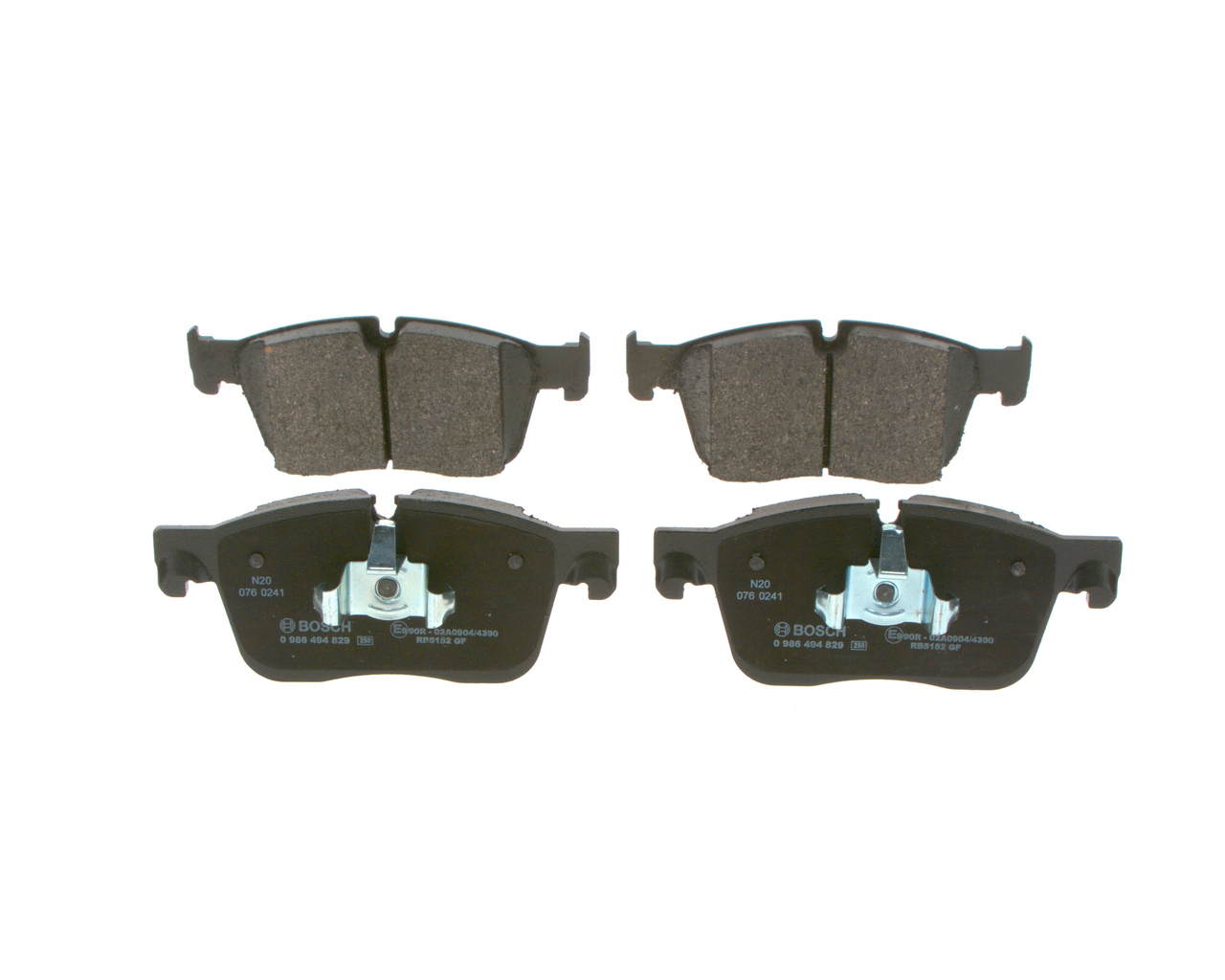 Brake Pad Set, disc brake - 0 986 494 829 BOSCH