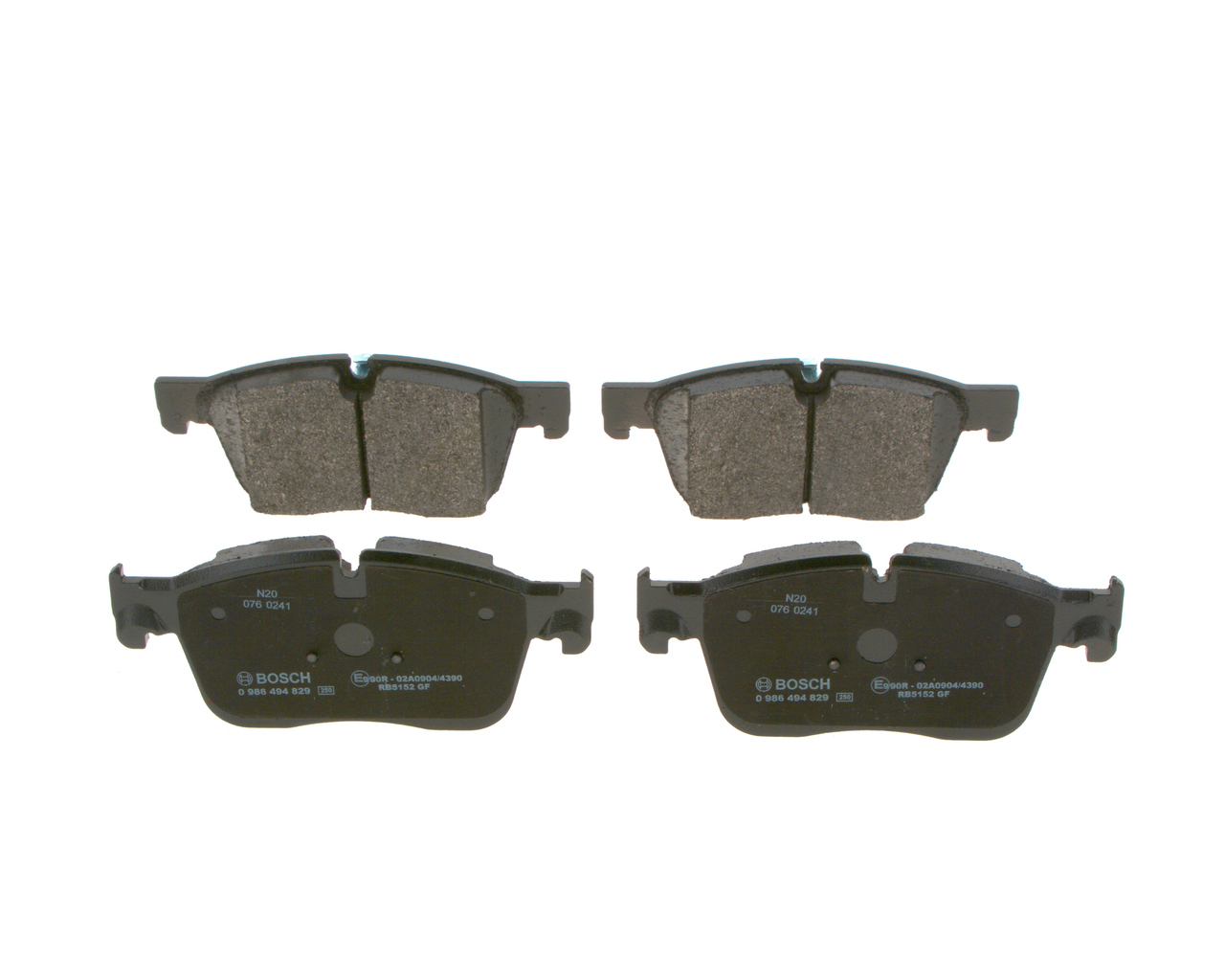 Brake Pad Set, disc brake - 0 986 494 829 BOSCH