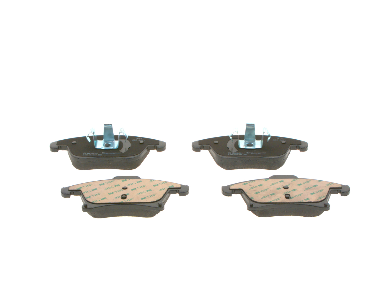 Brake Pad Set, disc brake - 0 986 494 837 BOSCH