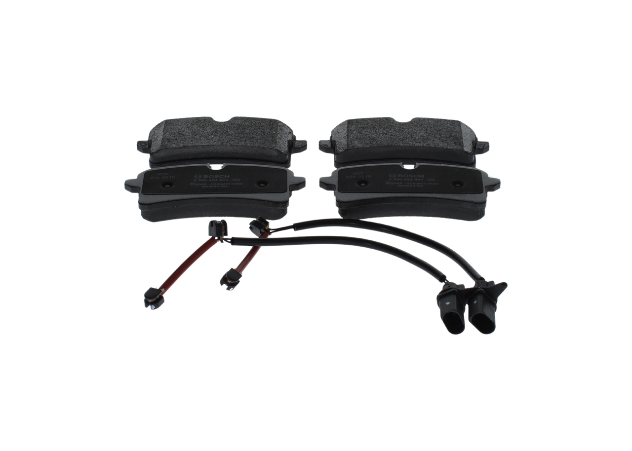 Комплект тормозных колодок, дисковый тормоз - 0 986 494 841 BOSCH