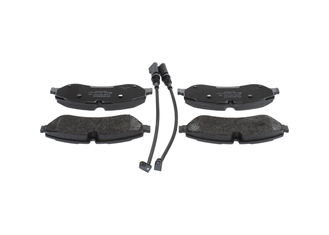 Brake Pad Set, disc brake - 0 986 494 844 BOSCH