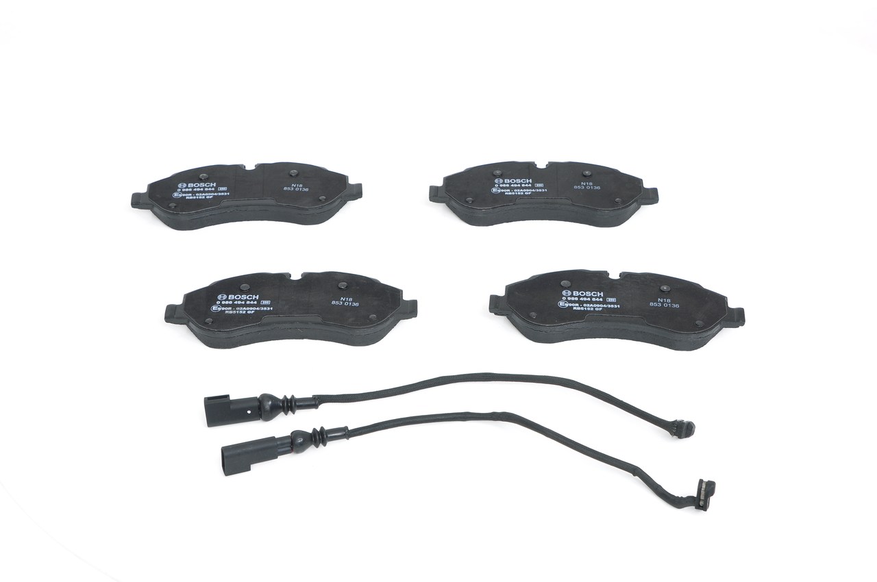 Brake Pad Set, disc brake - 0 986 494 844 BOSCH