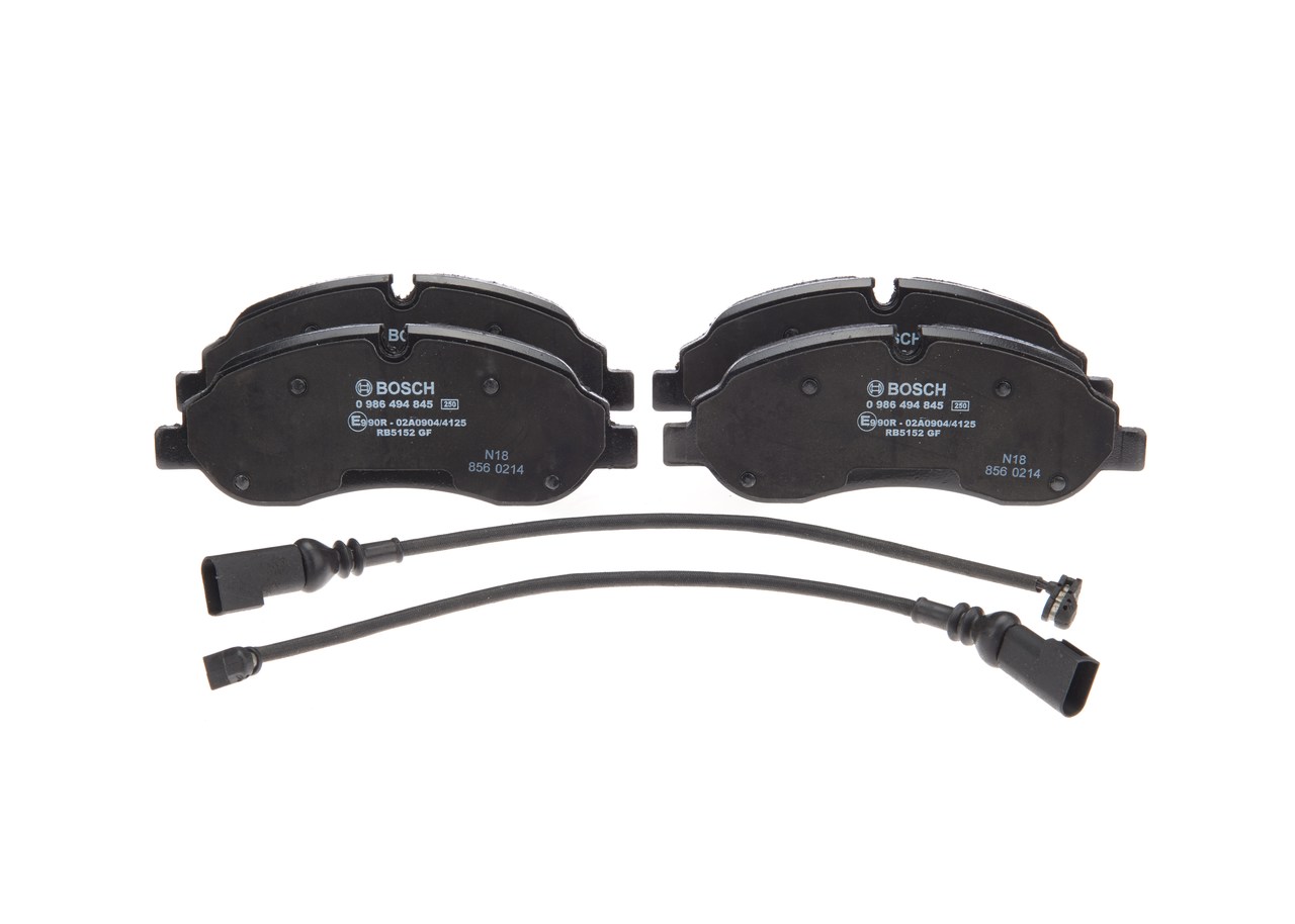 Brake Pad Set, disc brake - 0 986 494 845 BOSCH