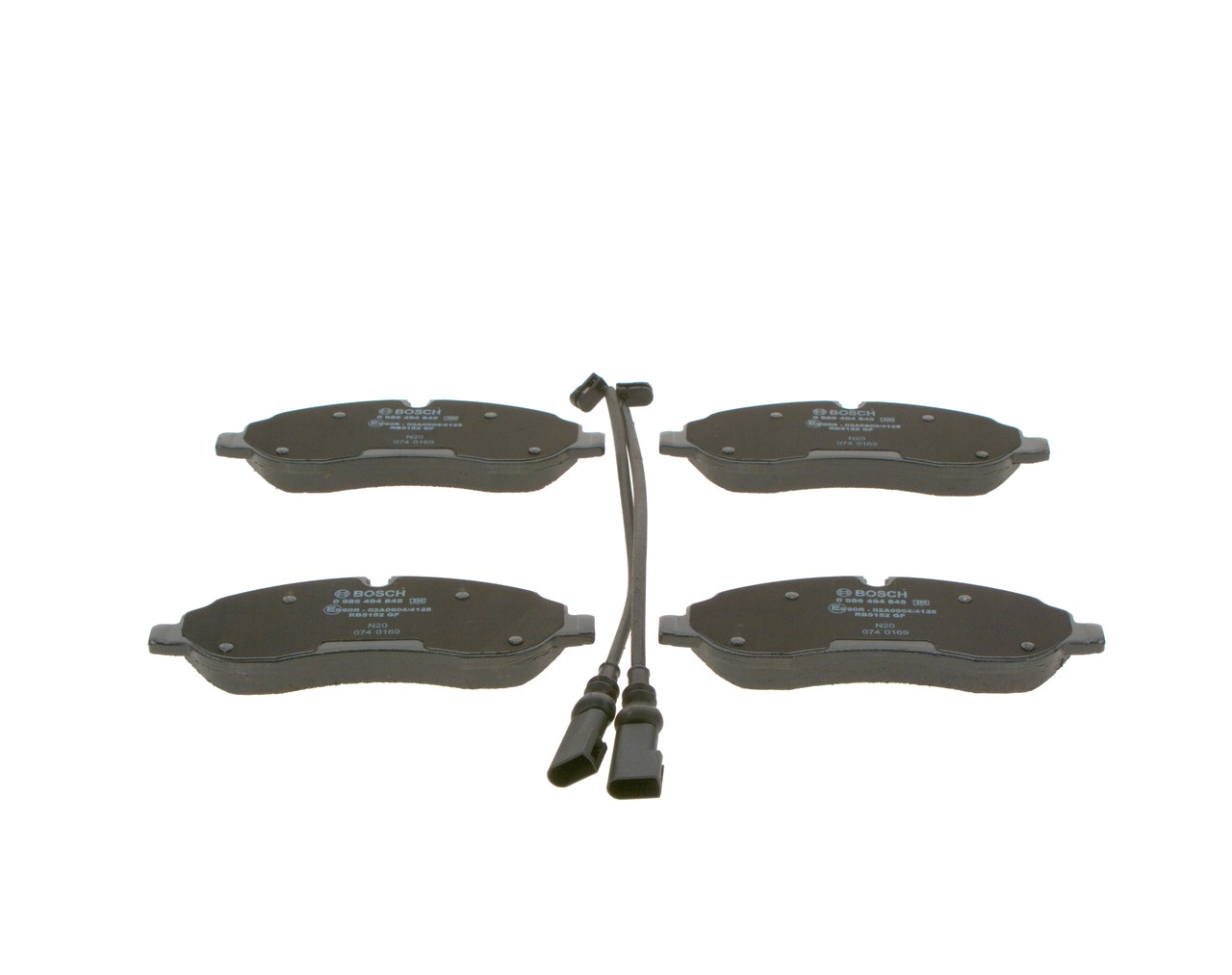Brake Pad Set, disc brake - 0 986 494 845 BOSCH