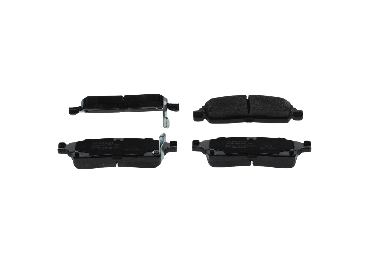 Brake Pad Set, disc brake - 0 986 494 858 BOSCH