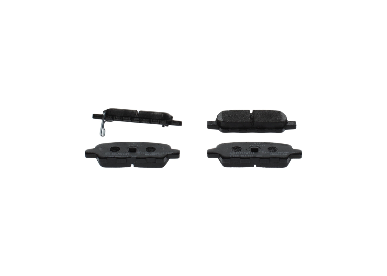 Brake Pad Set, disc brake - 0 986 494 861 BOSCH
