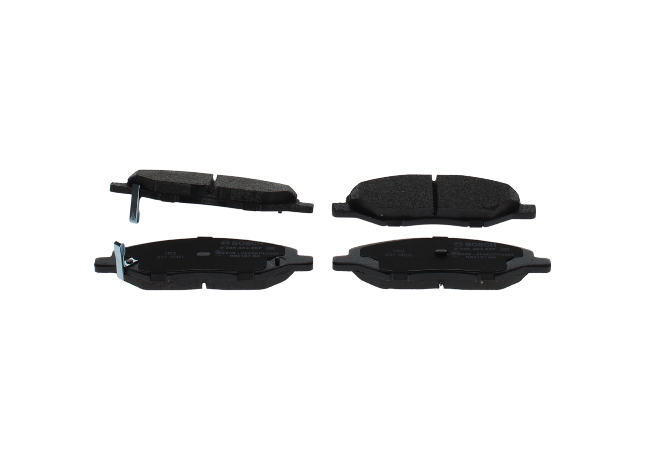 Brake Pad Set, disc brake - 0 986 494 867 BOSCH