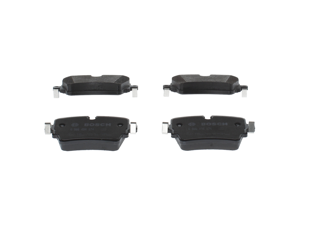 Brake Pad Set, disc brake - 0 986 494 874 BOSCH