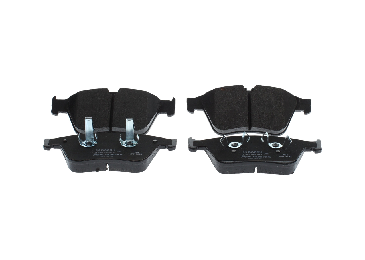 Комплект тормозных колодок, дисковый тормоз - 0 986 494 875 BOSCH