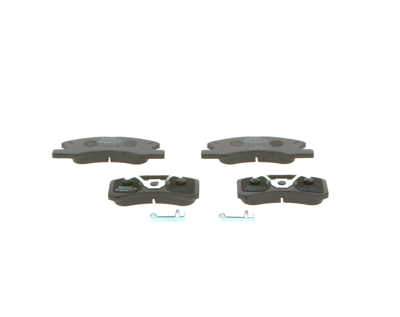 Brake Pad Set, disc brake - 0 986 494 878 BOSCH