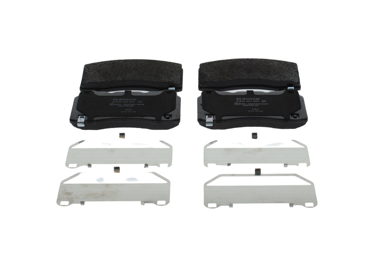 Brake Pad Set, disc brake - 0 986 494 880 BOSCH