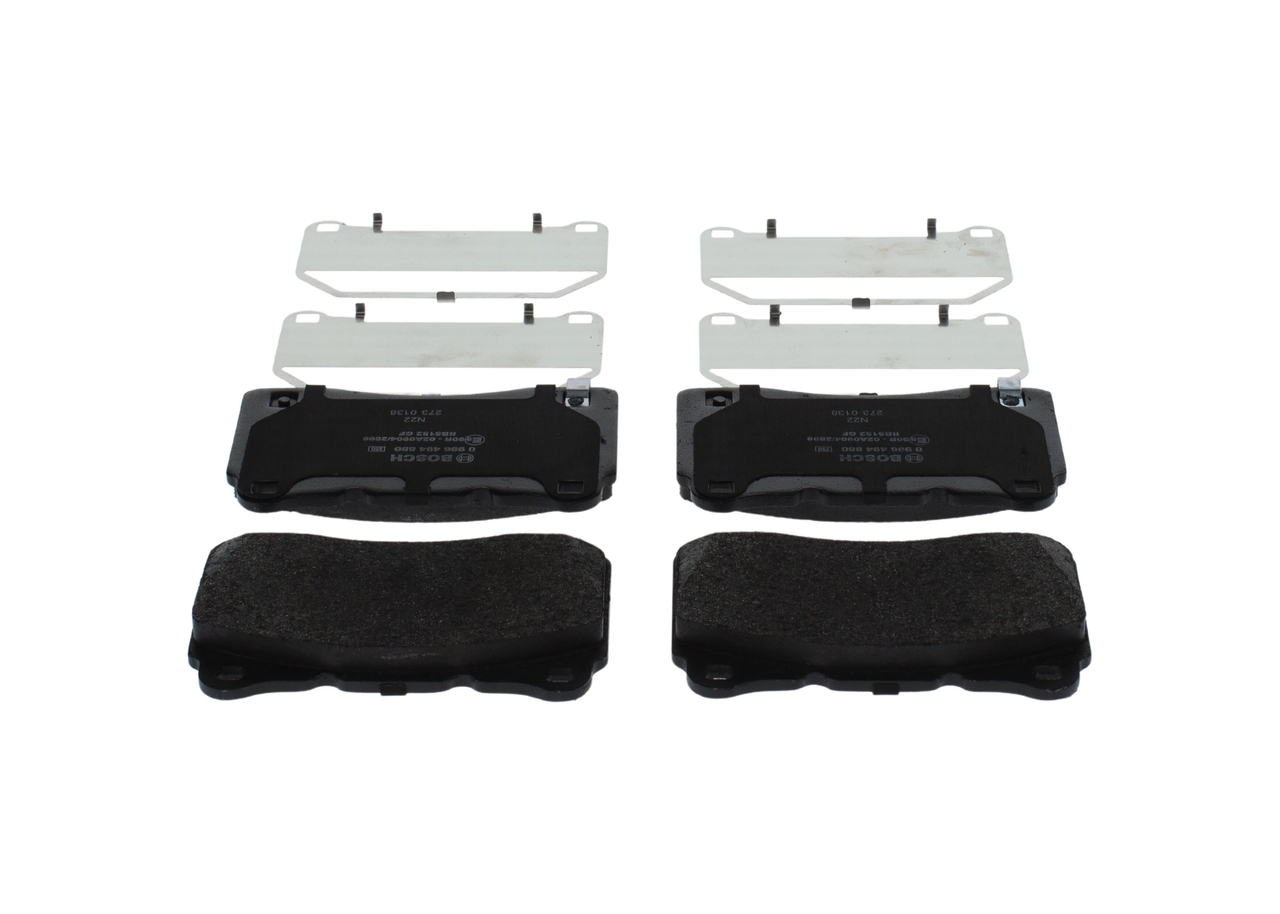 Brake Pad Set, disc brake - 0 986 494 880 BOSCH