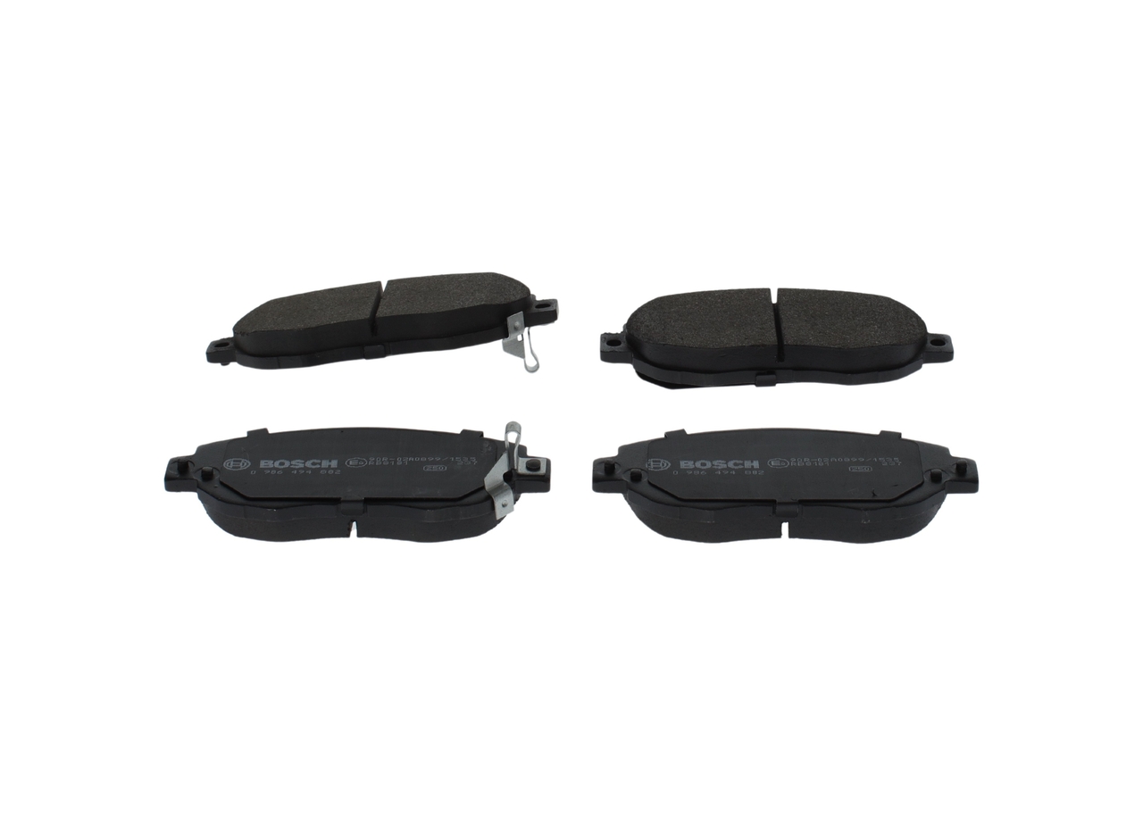 Brake Pad Set, disc brake - 0 986 494 882 BOSCH
