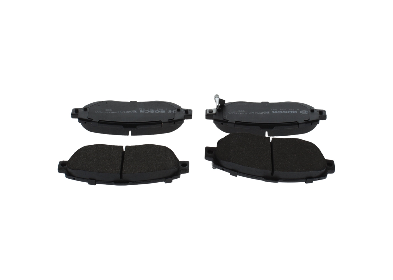 Brake Pad Set, disc brake - 0 986 494 882 BOSCH
