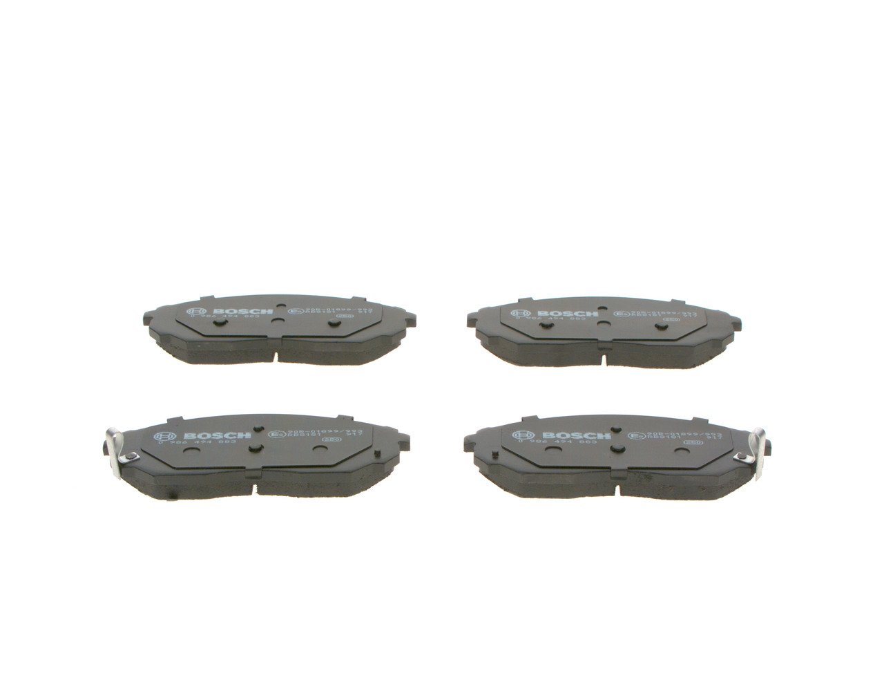 Brake Pad Set, disc brake - 0 986 494 883 BOSCH