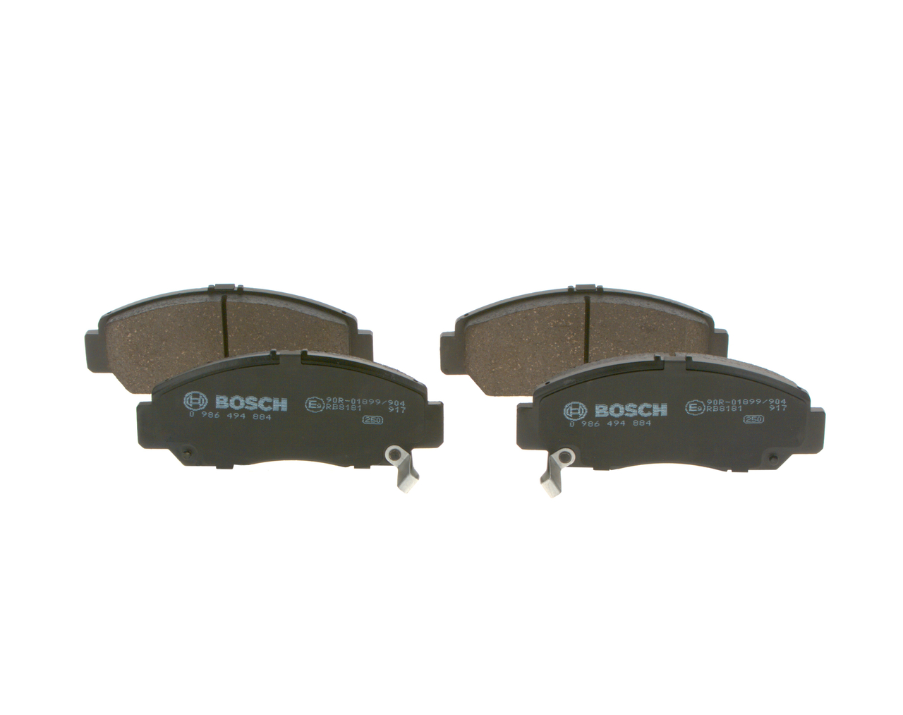 Brake Pad Set, disc brake - 0 986 494 884 BOSCH