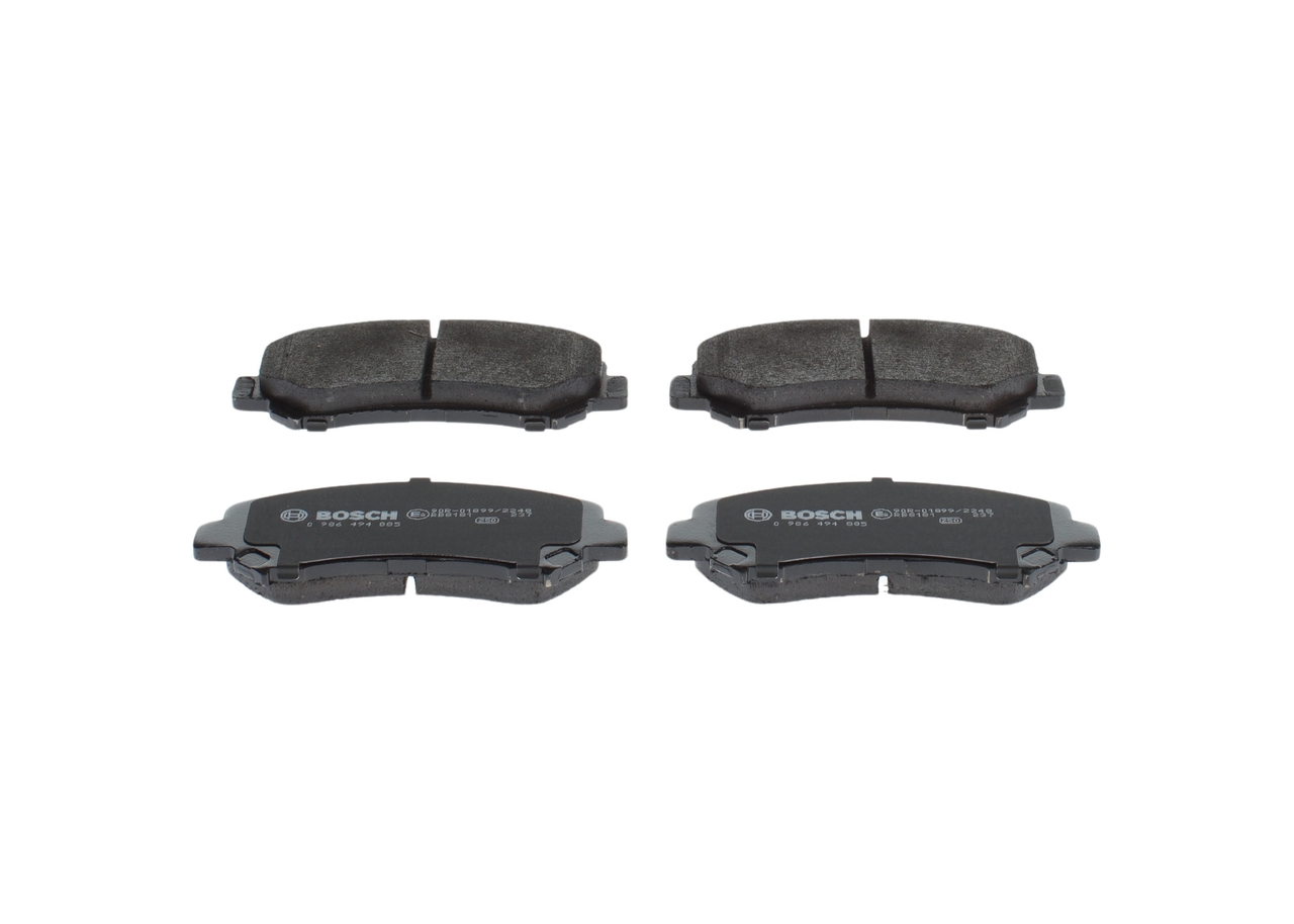 Brake Pad Set, disc brake - 0 986 494 885 BOSCH