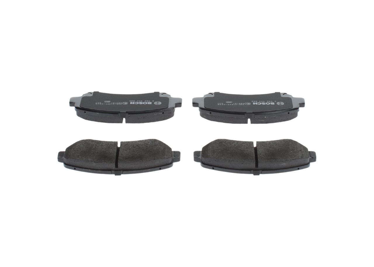 Brake Pad Set, disc brake - 0 986 494 885 BOSCH