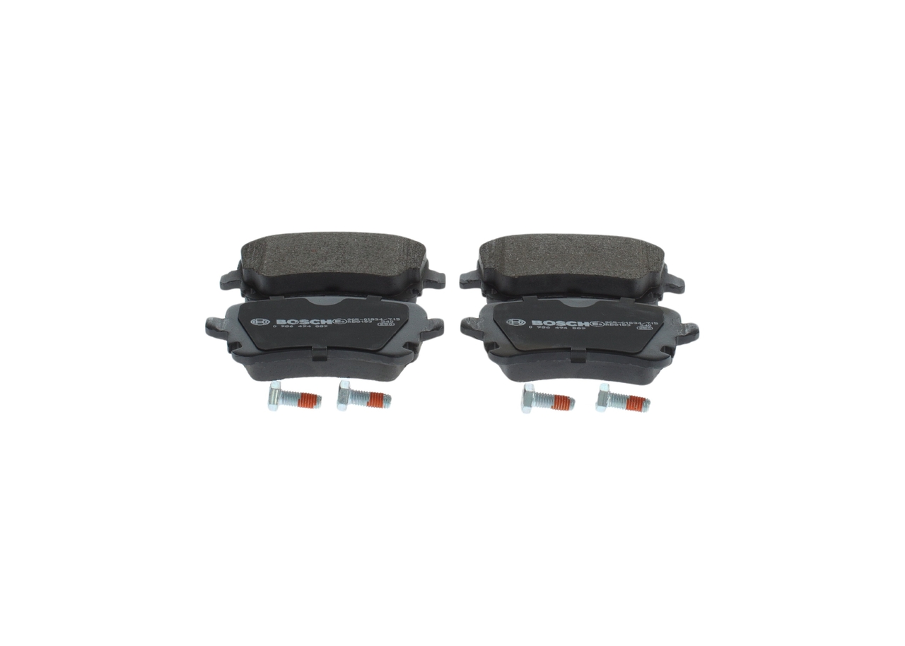 Brake Pad Set, disc brake - 0 986 494 889 BOSCH