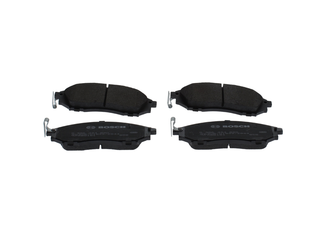 Kit pastiglie freno, Freno a disco - 0 986 494 890 BOSCH