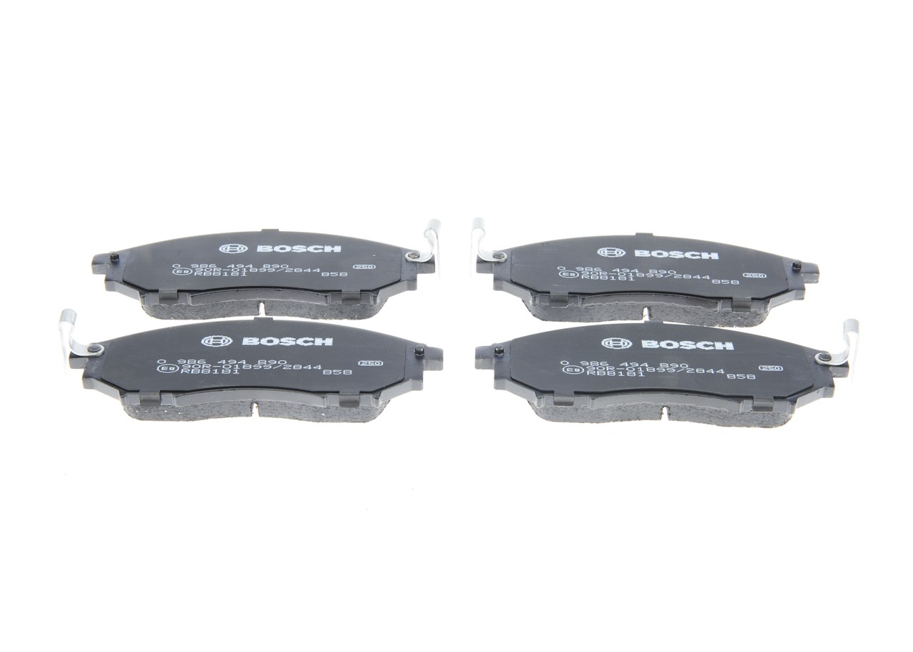 Brake Pad Set, disc brake - 0 986 494 890 BOSCH