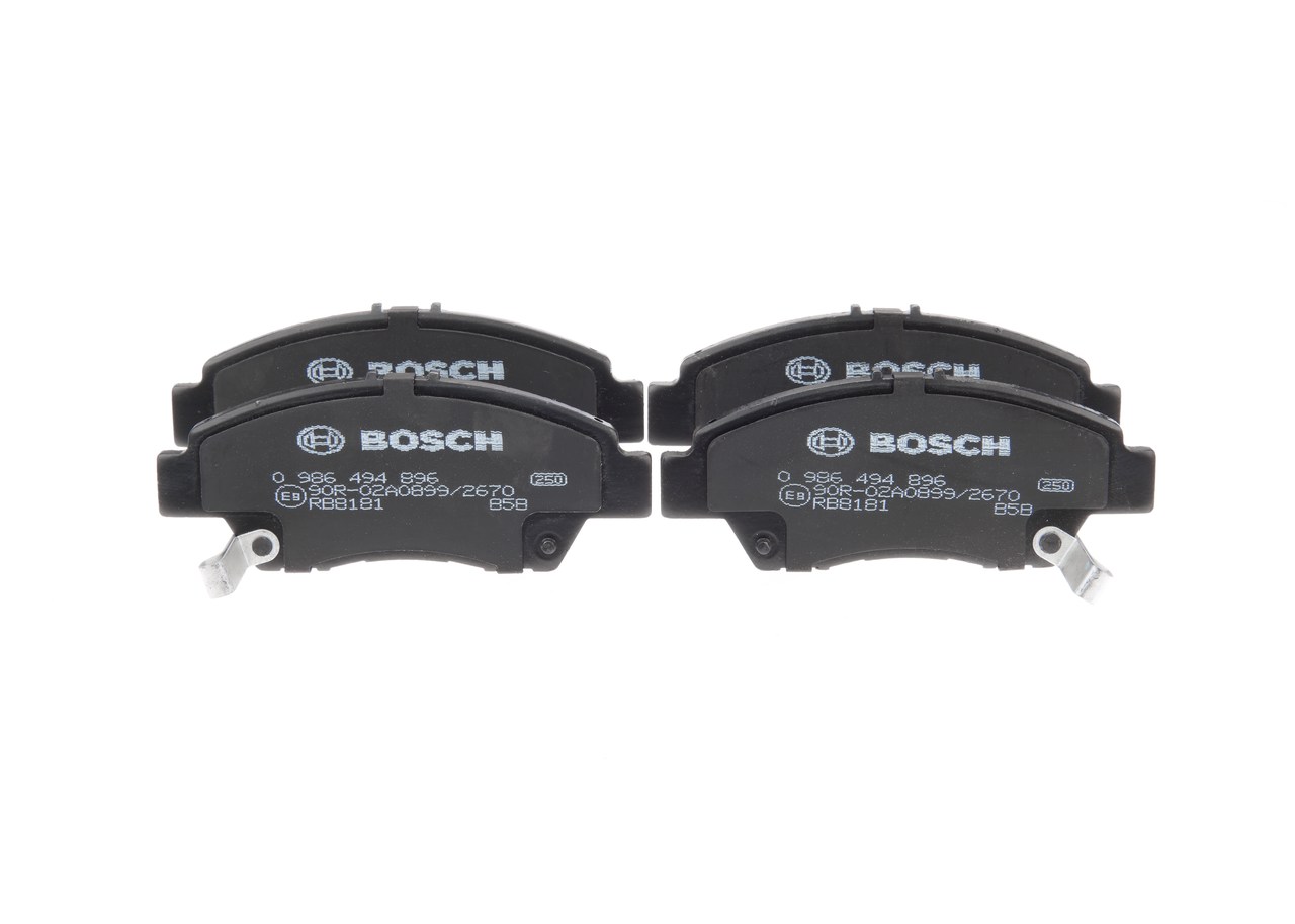 Brake Pad Set, disc brake - 0 986 494 896 BOSCH