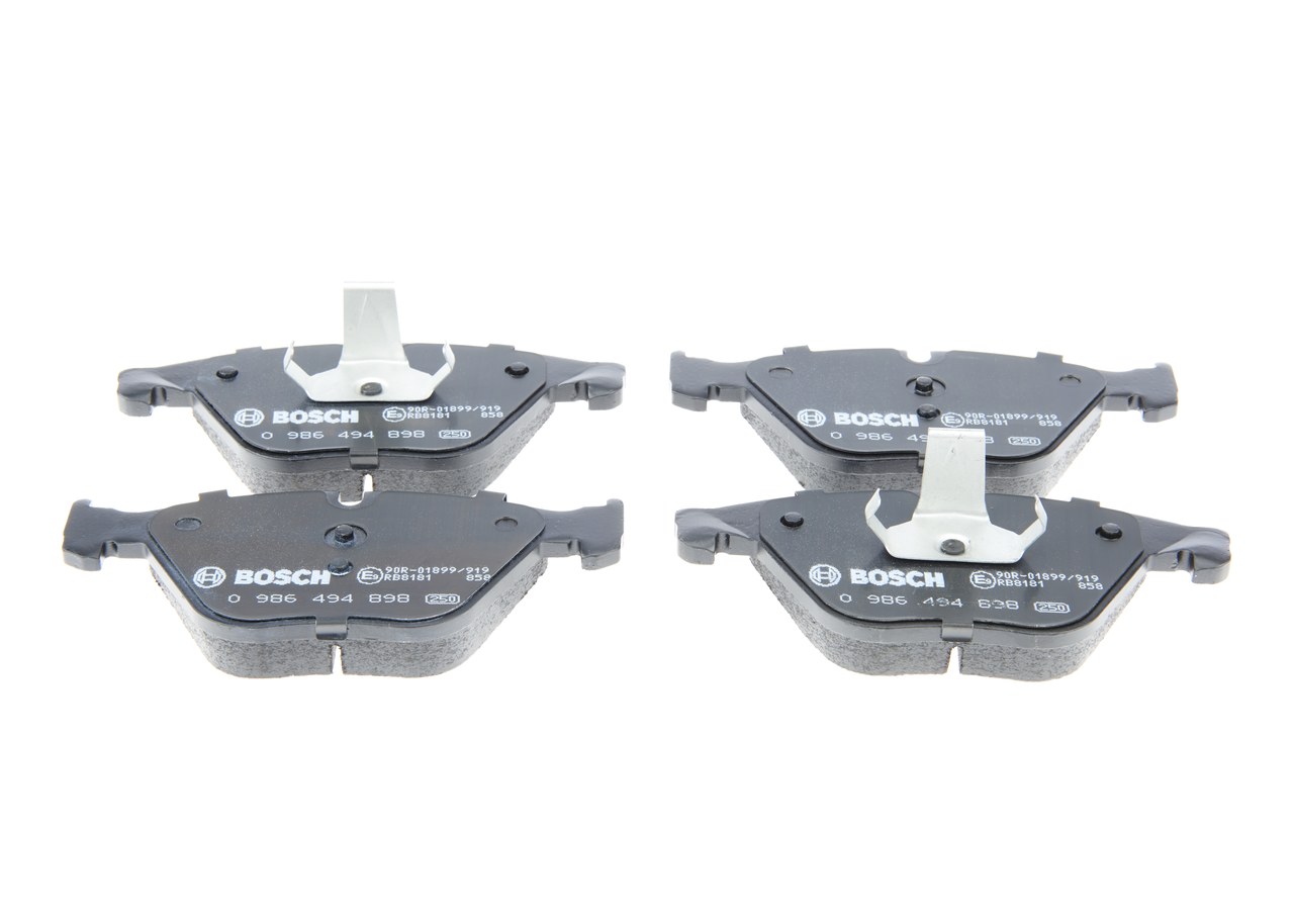 Brake Pad Set, disc brake - 0 986 494 898 BOSCH