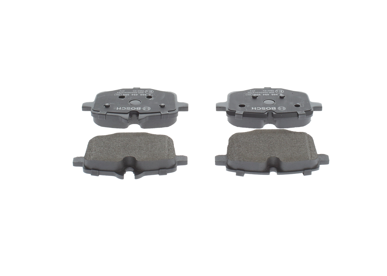 Brake Pad Set, disc brake - 0 986 494 900 BOSCH