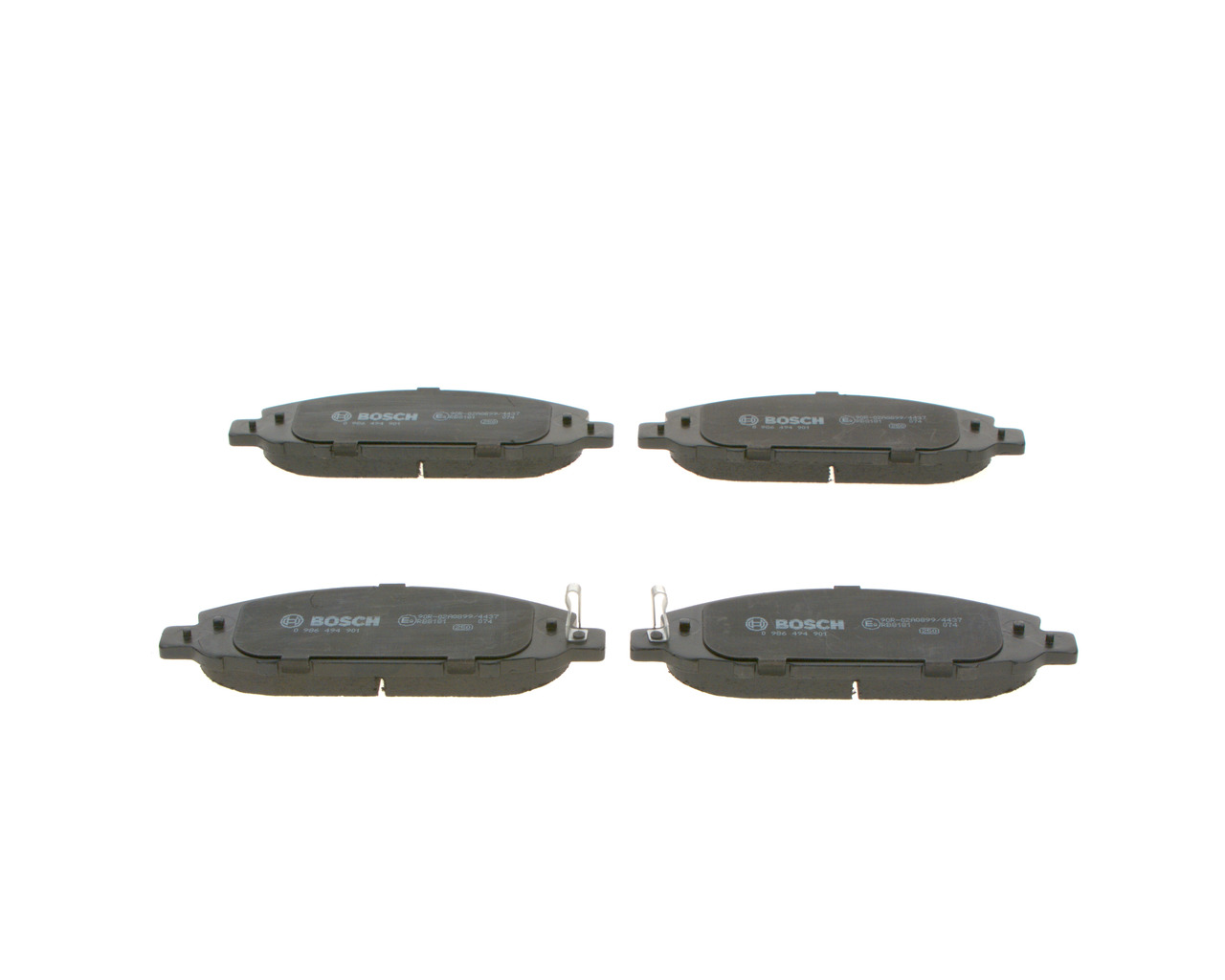 Brake Pad Set, disc brake - 0 986 494 901 BOSCH