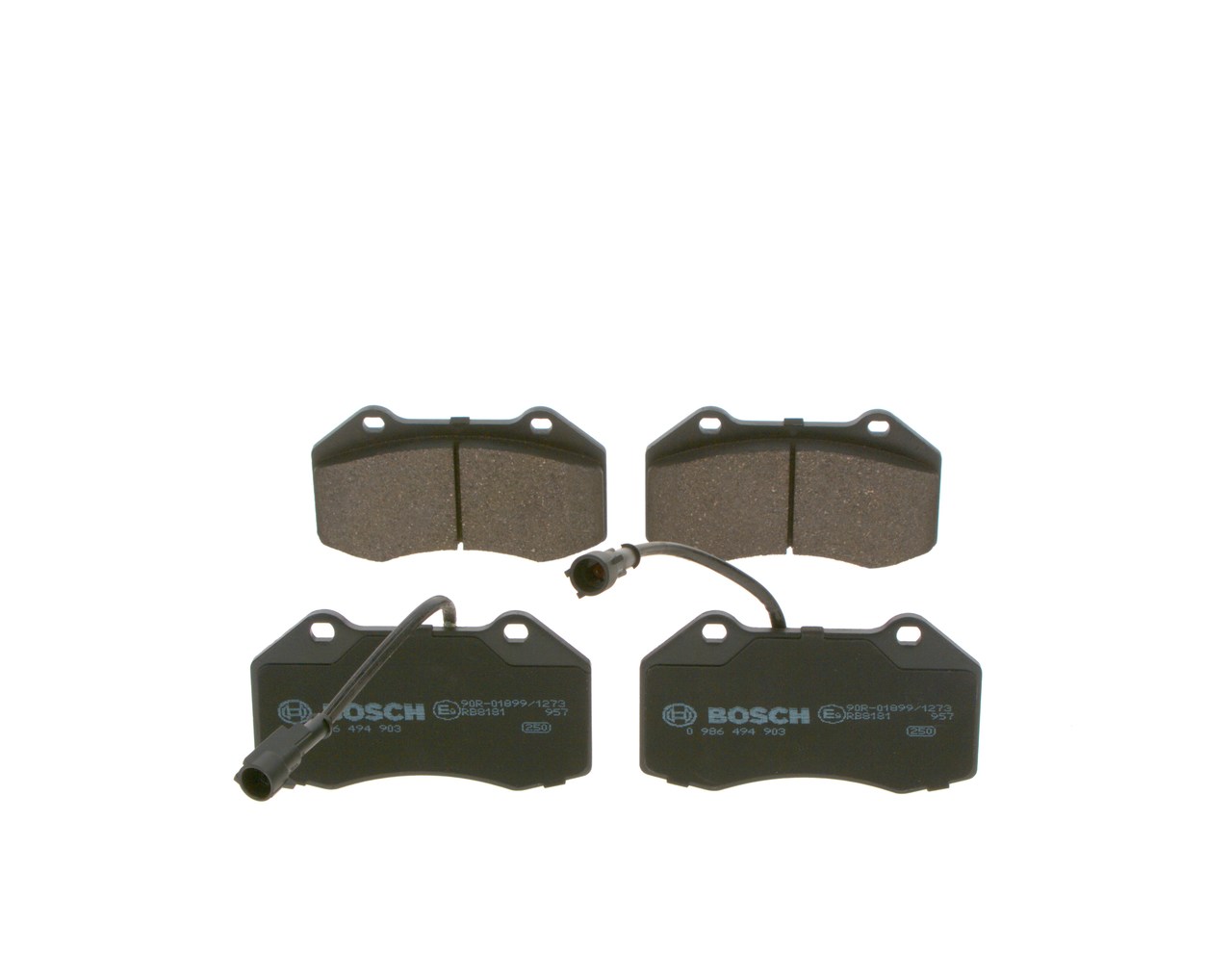 Brake Pad Set, disc brake - 0 986 494 903 BOSCH