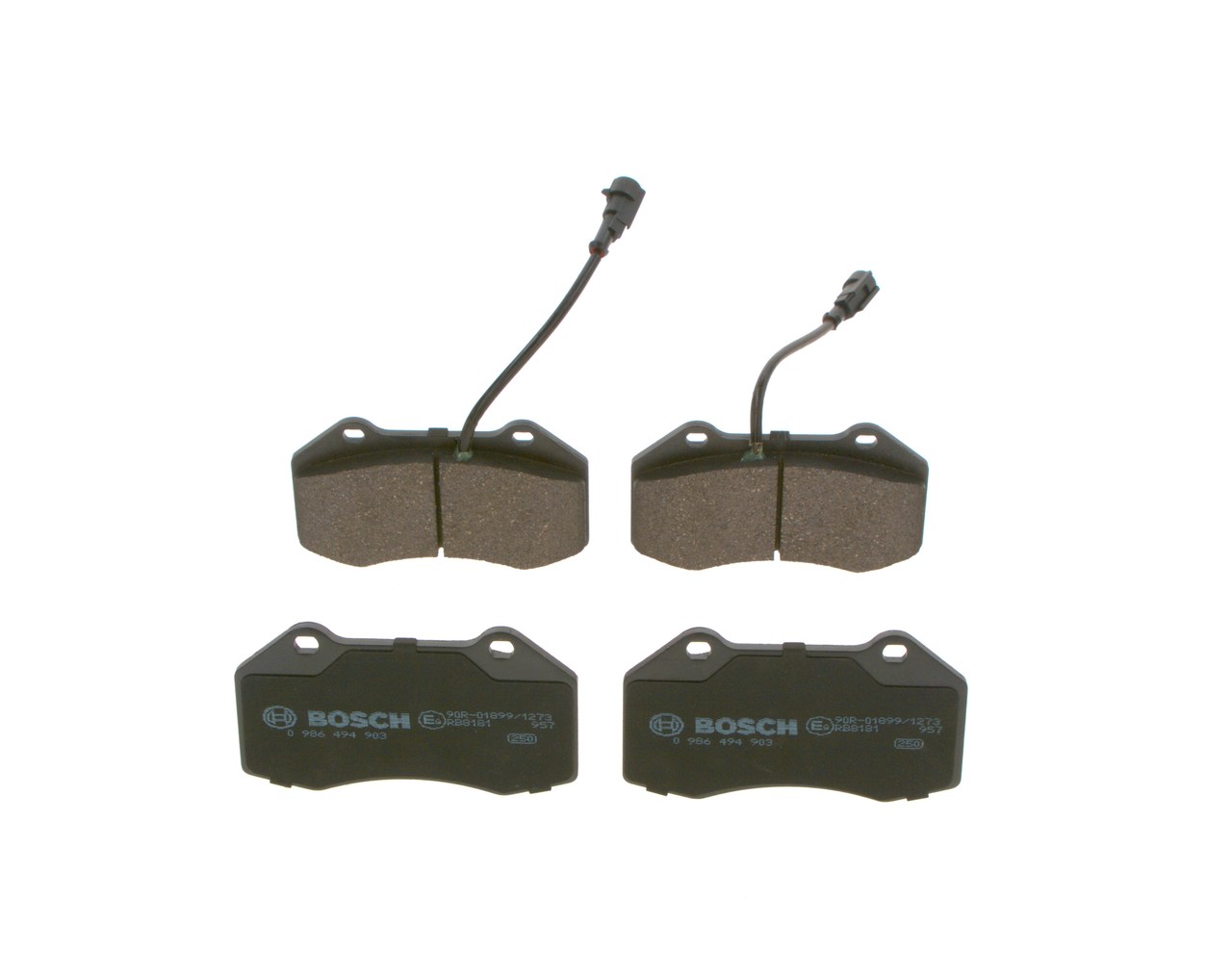 Brake Pad Set, disc brake - 0 986 494 903 BOSCH