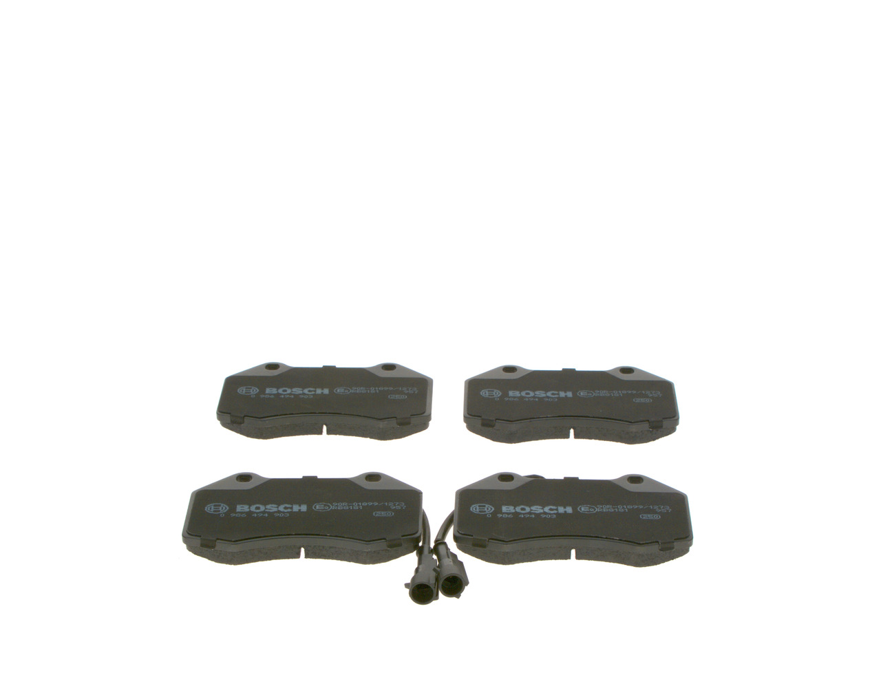 Brake Pad Set, disc brake - 0 986 494 903 BOSCH