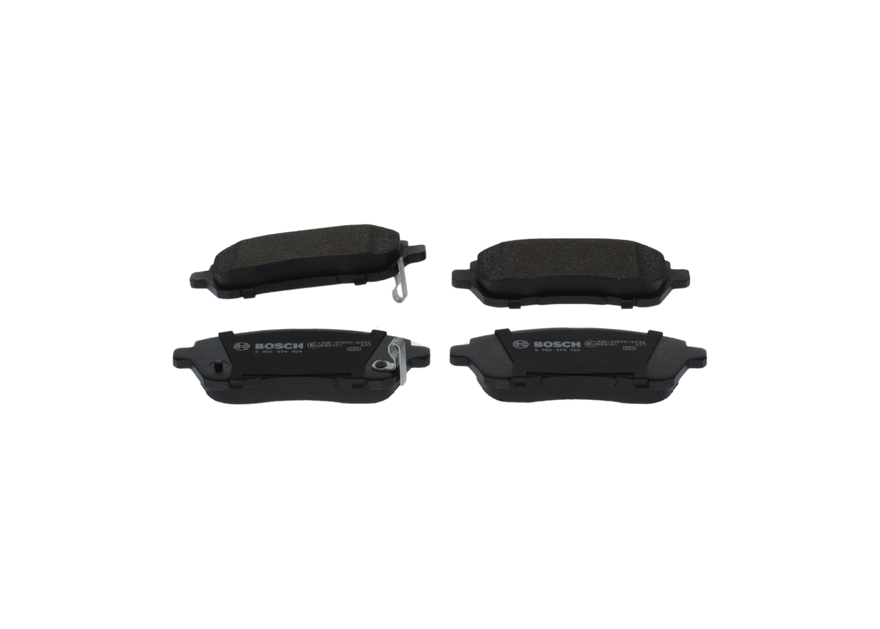 Kit pastiglie freno, Freno a disco - 0 986 494 904 BOSCH