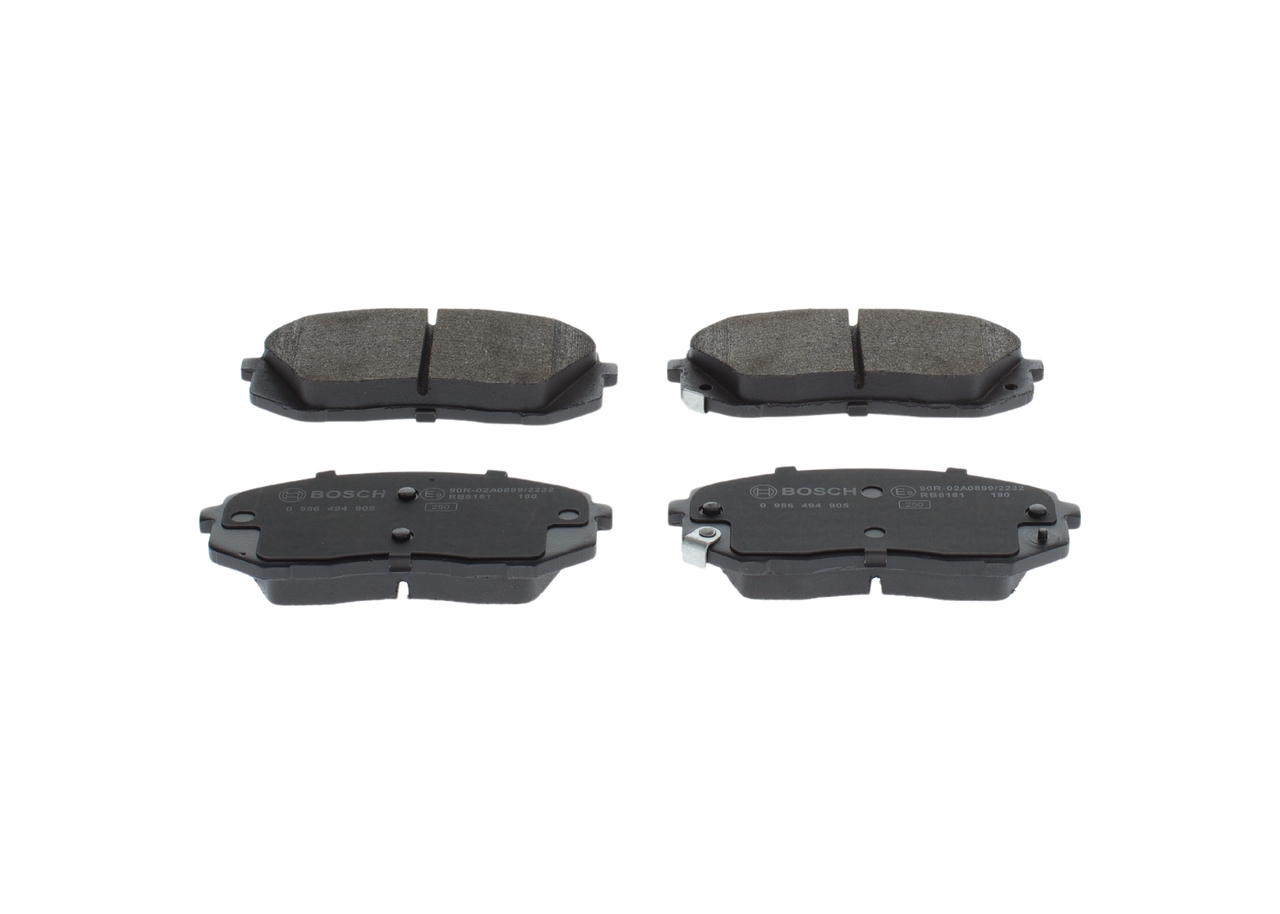 Brake Pad Set, disc brake - 0 986 494 905 BOSCH